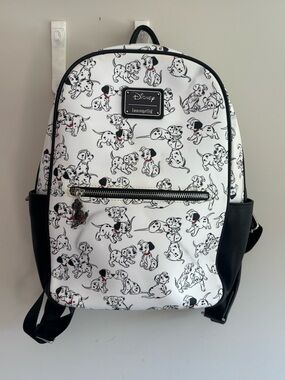 Loungefly Disney 101 Dalmatians White and Black Mini Backpack